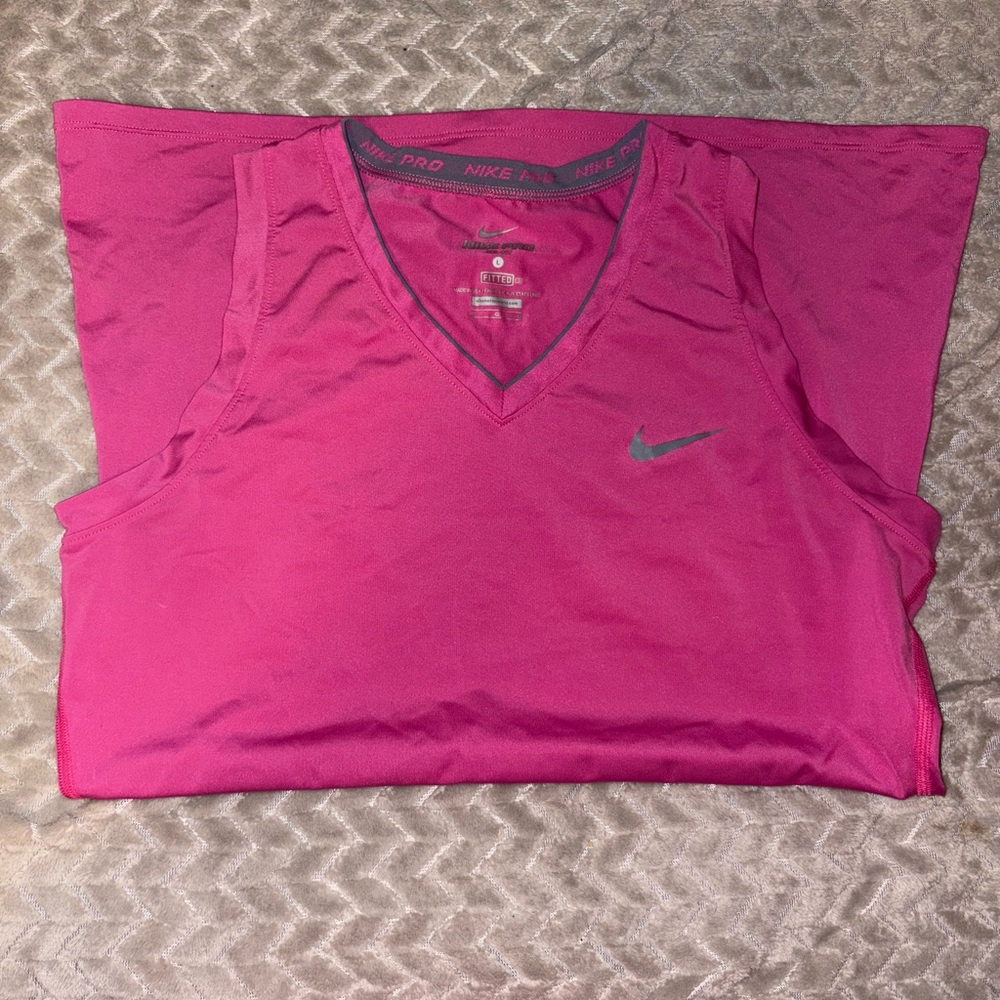 Nike Pro Dri-FIT Fuchsia Top